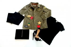 Green Army Jacket Look 2