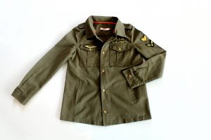 Green Army Jacket plain